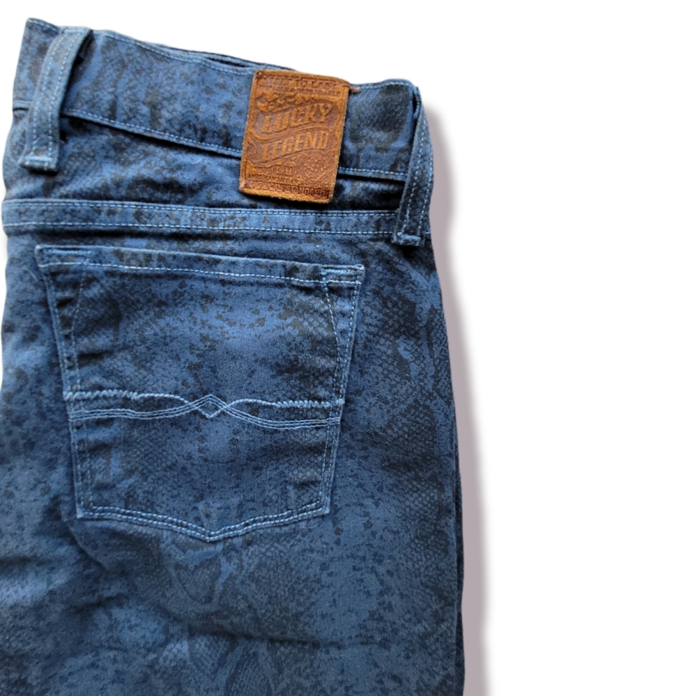 Lucky Brand Legend Snake Skin Skinny Jeans, 2/26 - Picture 3 of 4